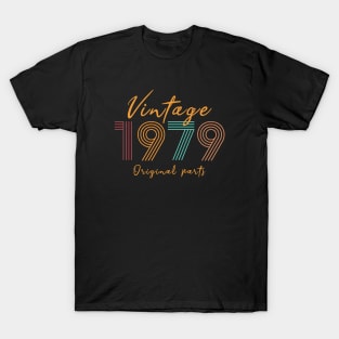 Vintage 1979 Birthday 45 years old gift T-Shirt